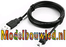 Digikeijs DR60871 - USB kabel 1mtr zwart