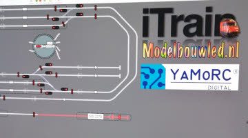 Demo baan YaMoRC iTrain modelbouwled