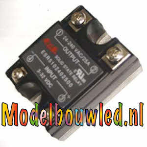 Solid state relay 240VAC 25A DC input