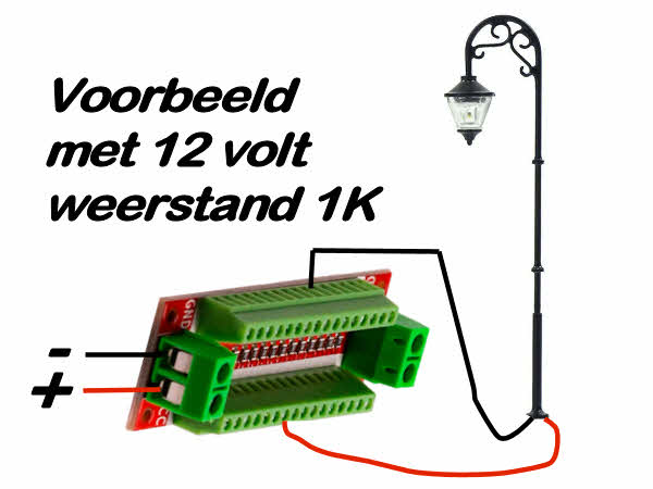 ansluit voorbeeld lantaarn 1K5